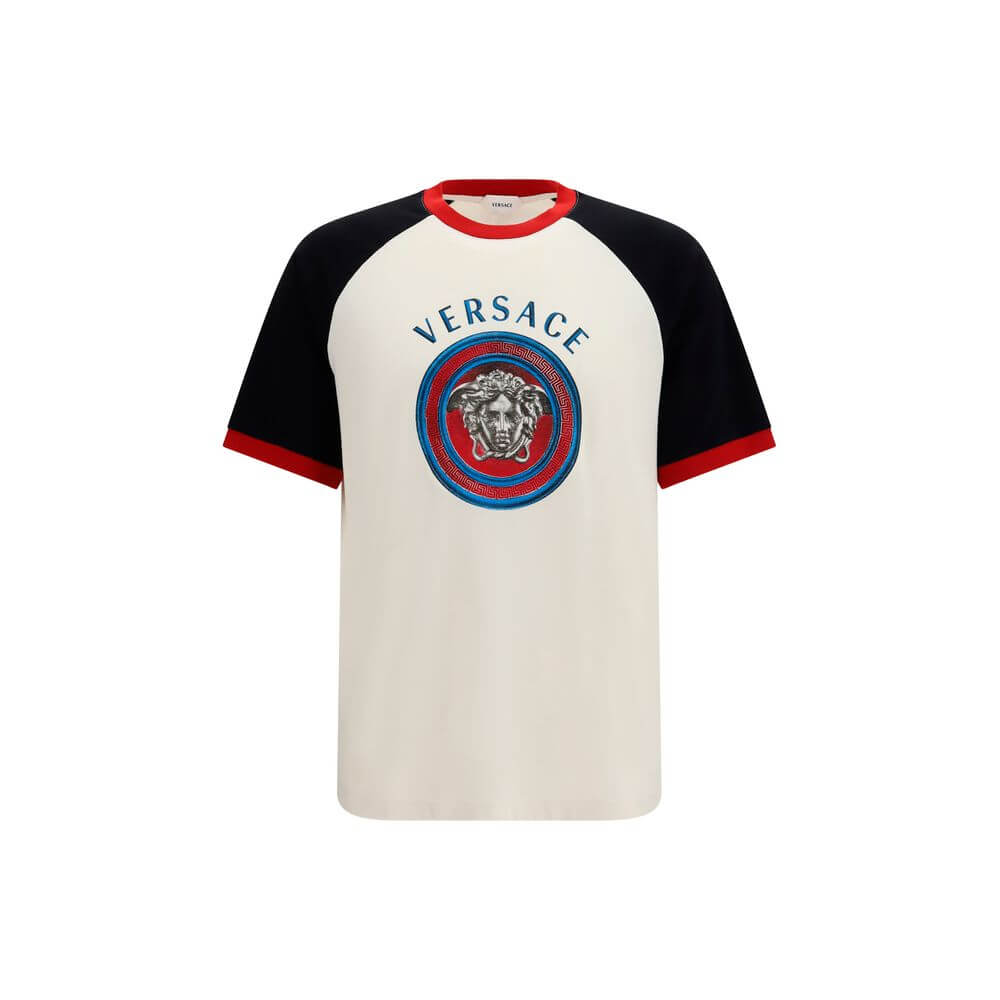 Versace White Cotton T-Shirt