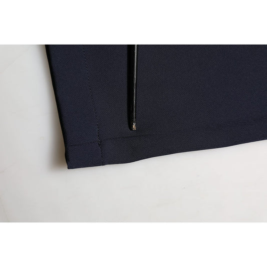 Dolce & Gabbana Dark Blue Drawstring Nylon Jogger Sweatpants Pants