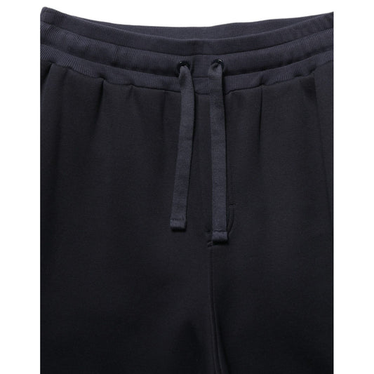 Dolce & Gabbana Black Drawstring Viscose Jogger Men Sweatpants Pants