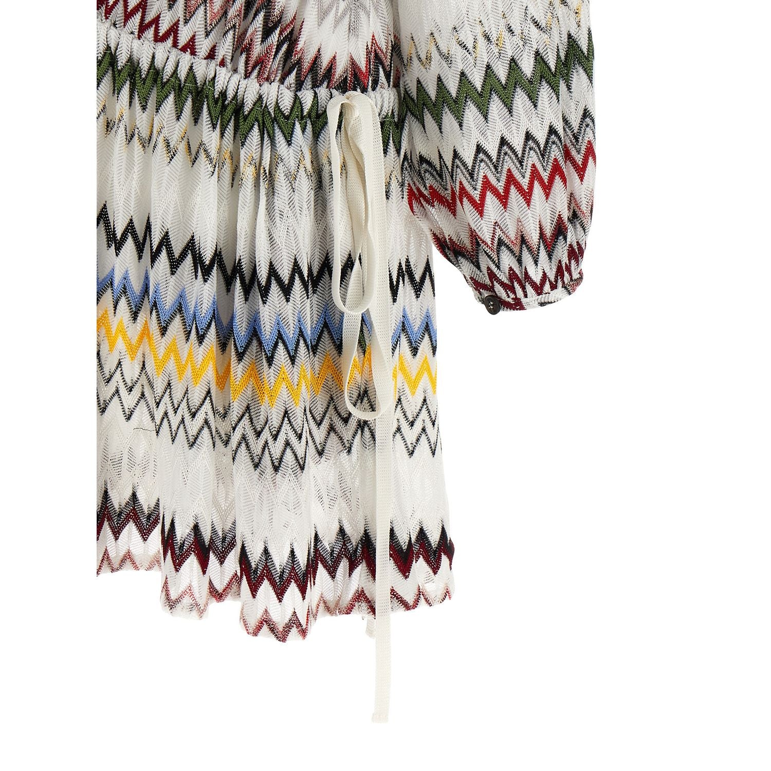 Missoni White Viscose Short Dress