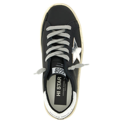 Golden Goose Black Cowhide Chunky Sneakers