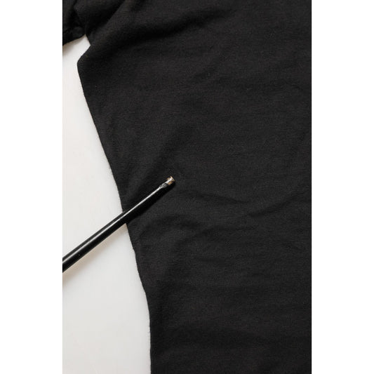 Dolce & Gabbana Black DG Logo Cotton Round Neck Tee T-shirt