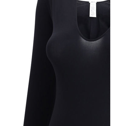 Wolford Black Polyamide Bodysuit