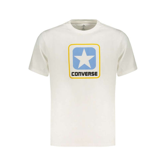 Converse White Cotton Men's T-Shirt