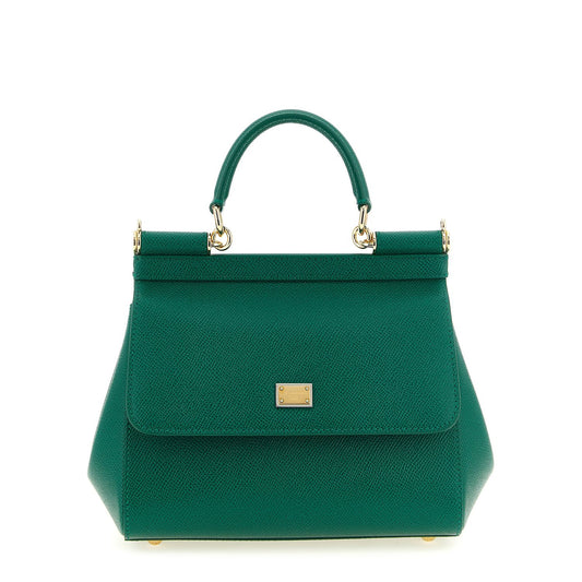 Dolce & Gabbana Bicolor Calfskin Handbag
