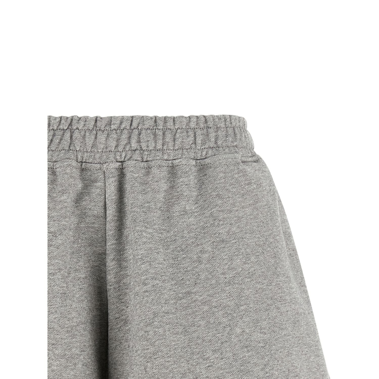 Ganni Gray Organic Cotton Bermuda Shorts