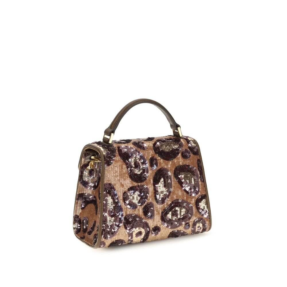 Valentino Garavani Multicolor The Vsling Embroidered Animalier Handbag