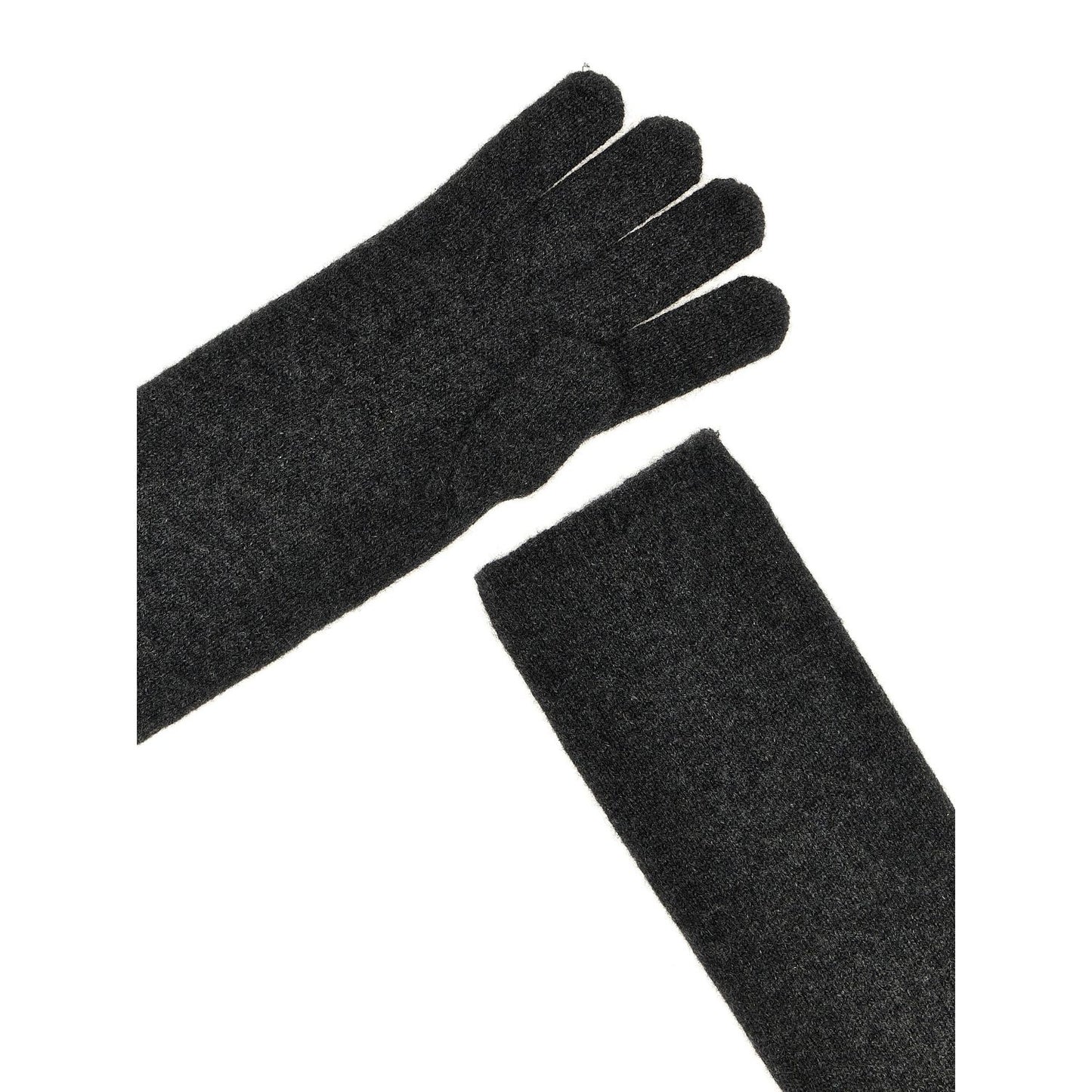 Max Mara Gray Cashmere Gloves