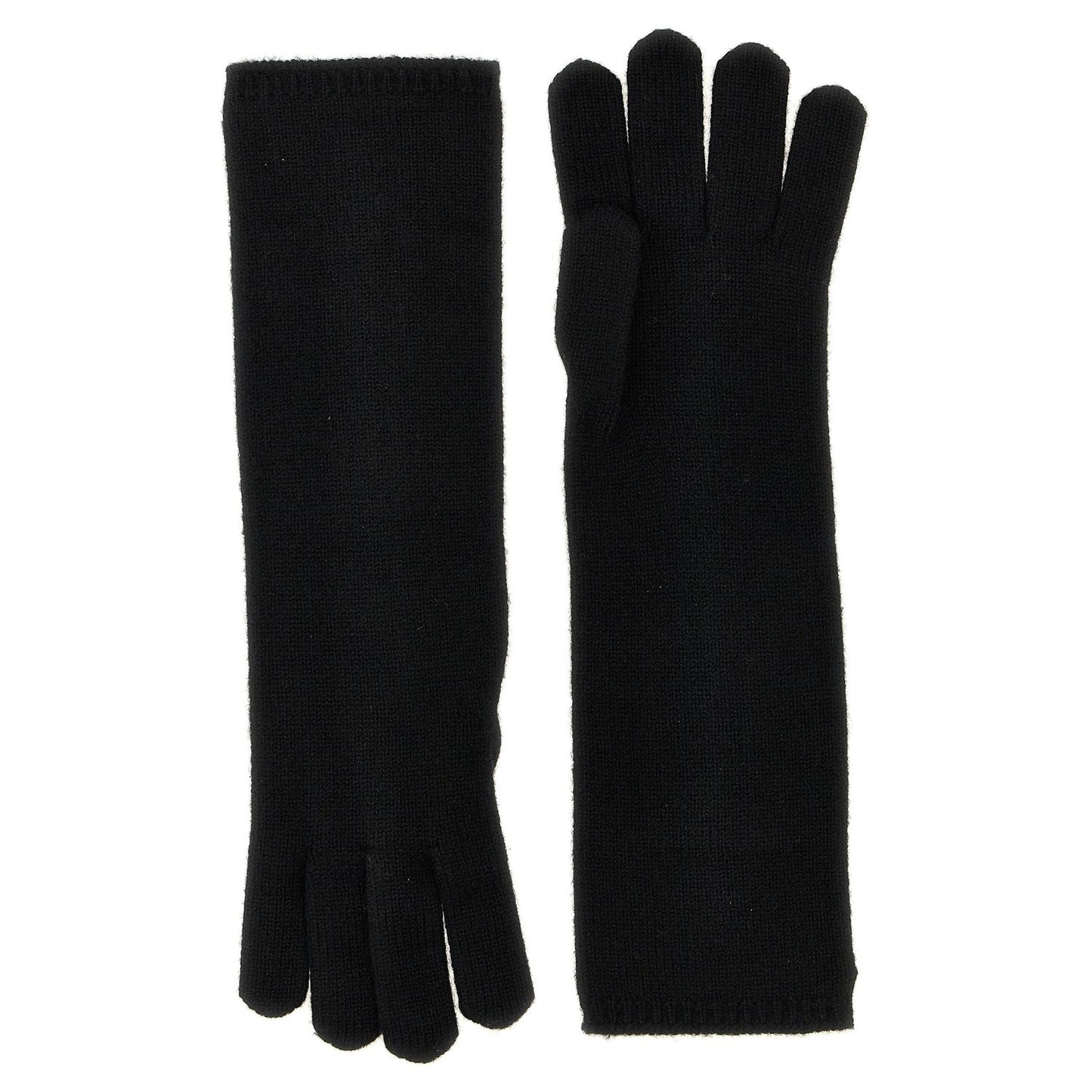 Max Mara Black Cashmere Gloves