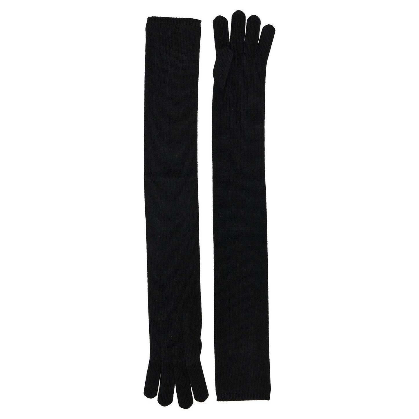 Max Mara Black Cashmere Gloves