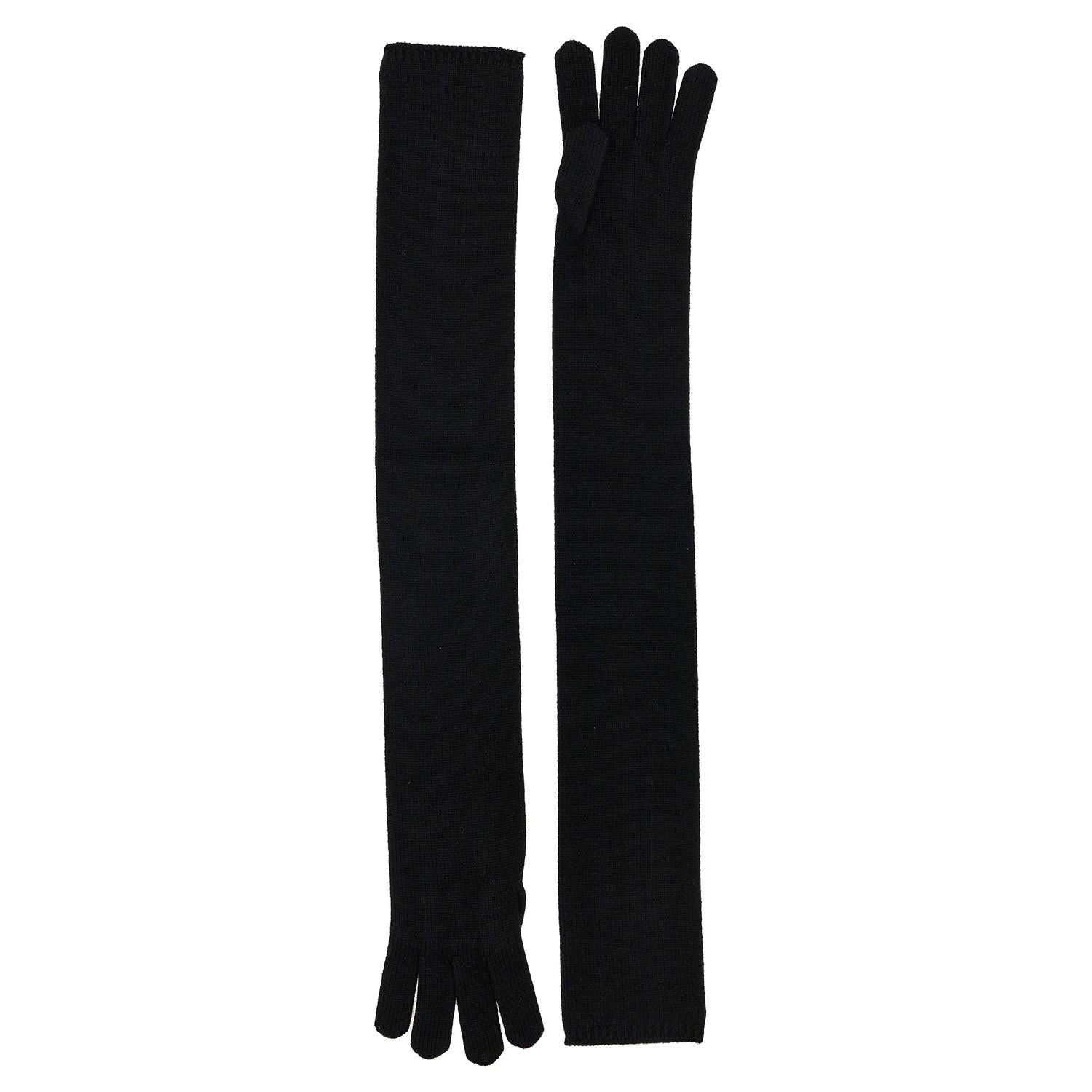 Max Mara Black Cashmere Gloves
