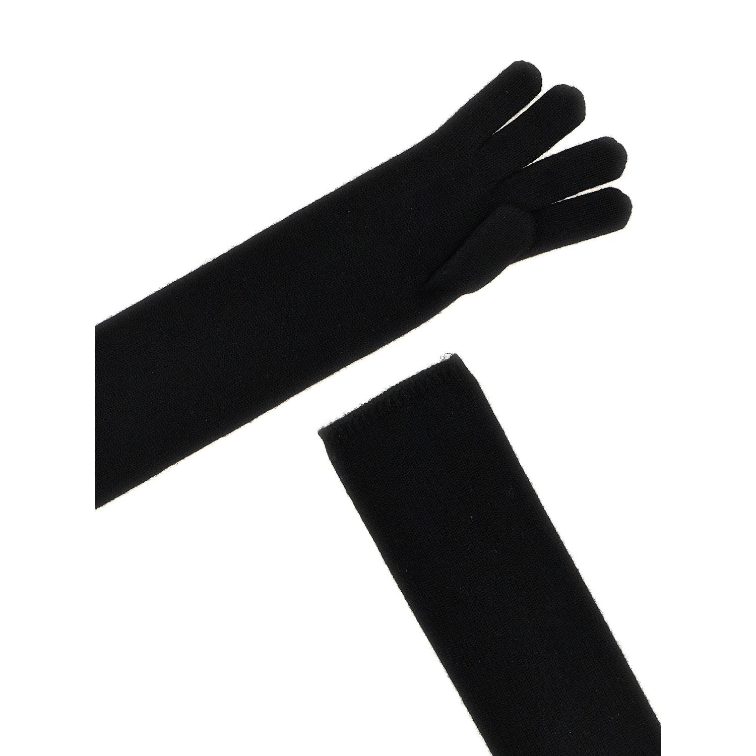 Max Mara Black Cashmere Gloves