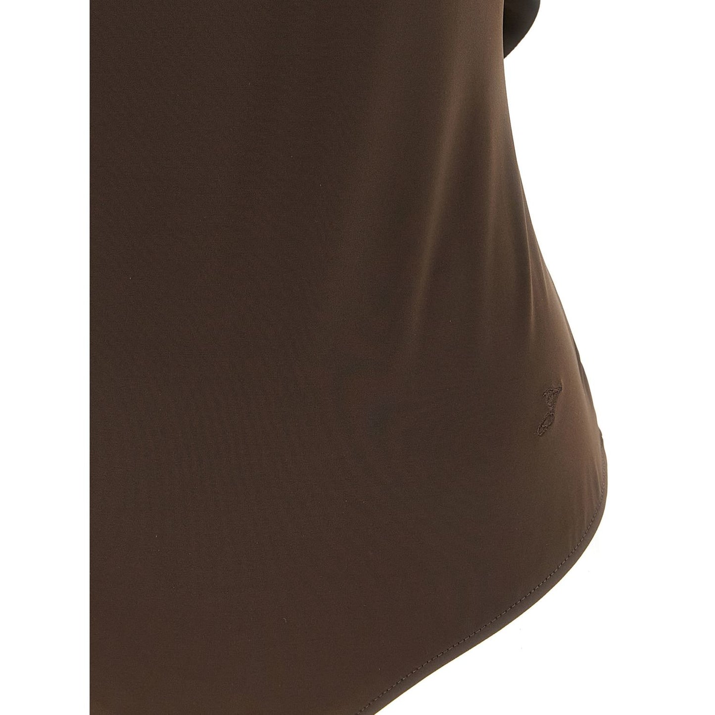 Jacquemus Brown Polyamide One-Piece Swimsuit