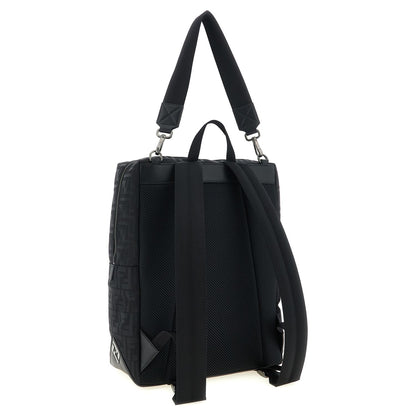 Fendi Black Polyamide Backpack
