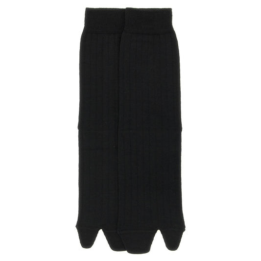 Maison Margiela Black Wool Socks
