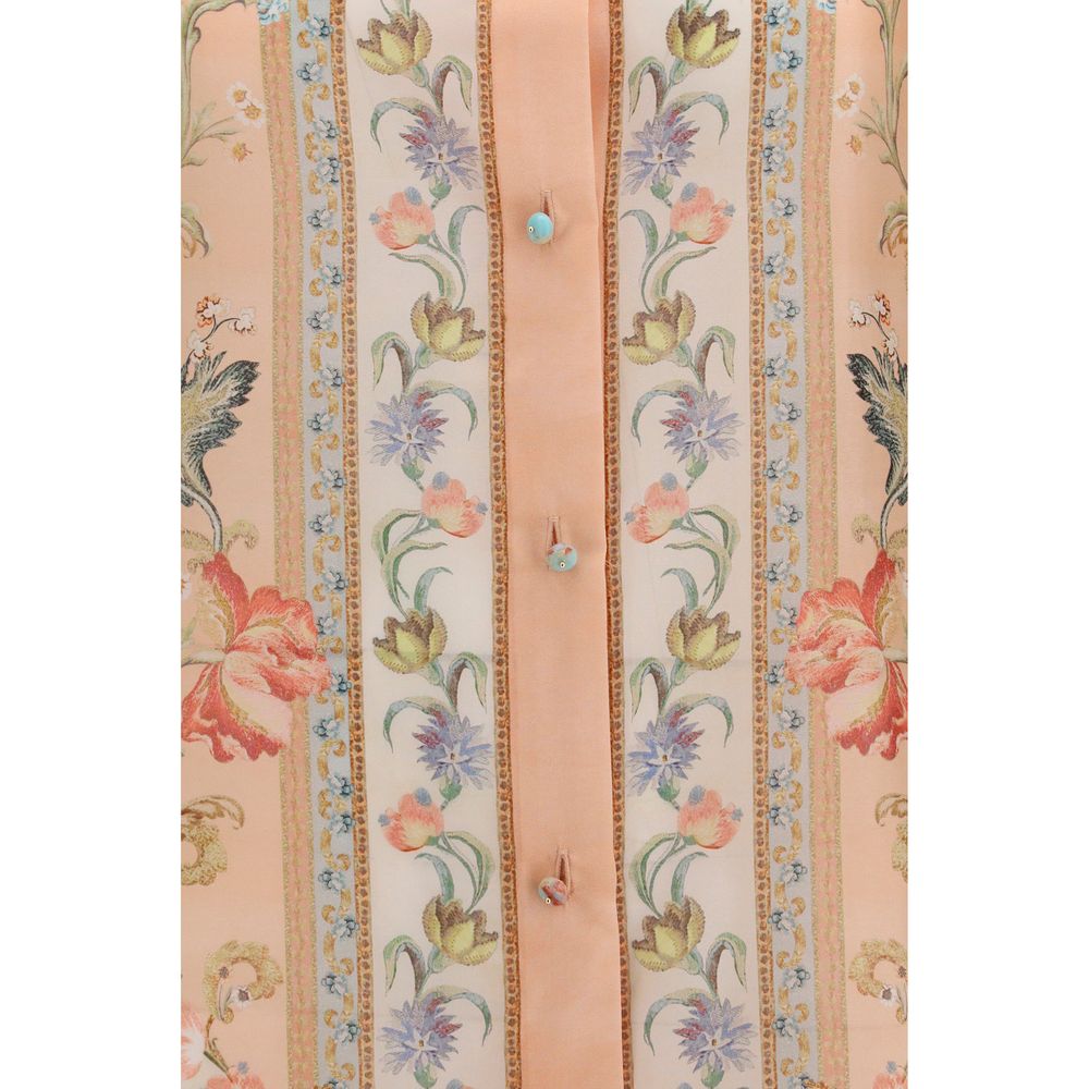 Zimmermann Multicolor Silk Shirt