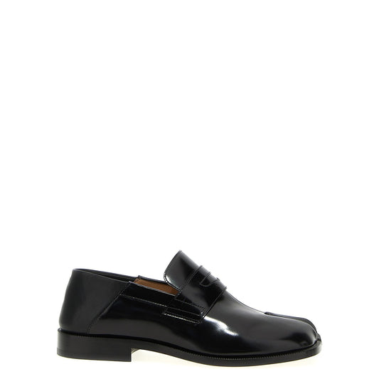 Maison Margiela Black Calfskin Slip-On Loafers