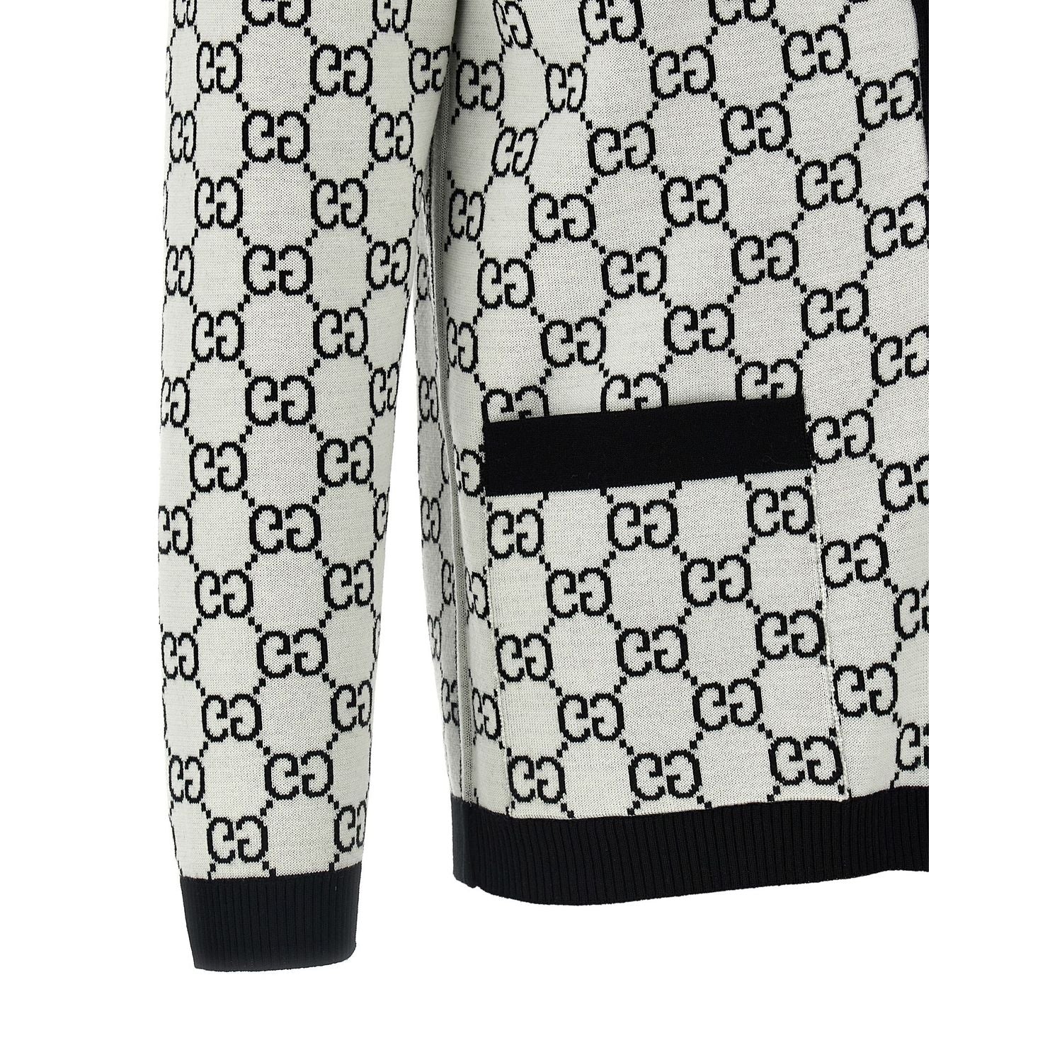 Gucci Bicolor Wool Cardigan