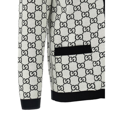 Gucci Bicolor Wool Cardigan