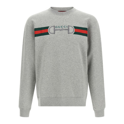 Gucci Gray Cotton Sweatshirt