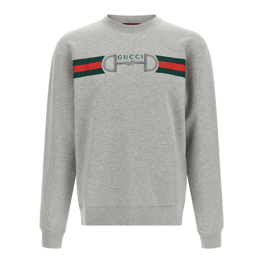 Gucci Gray Cotton Sweatshirt