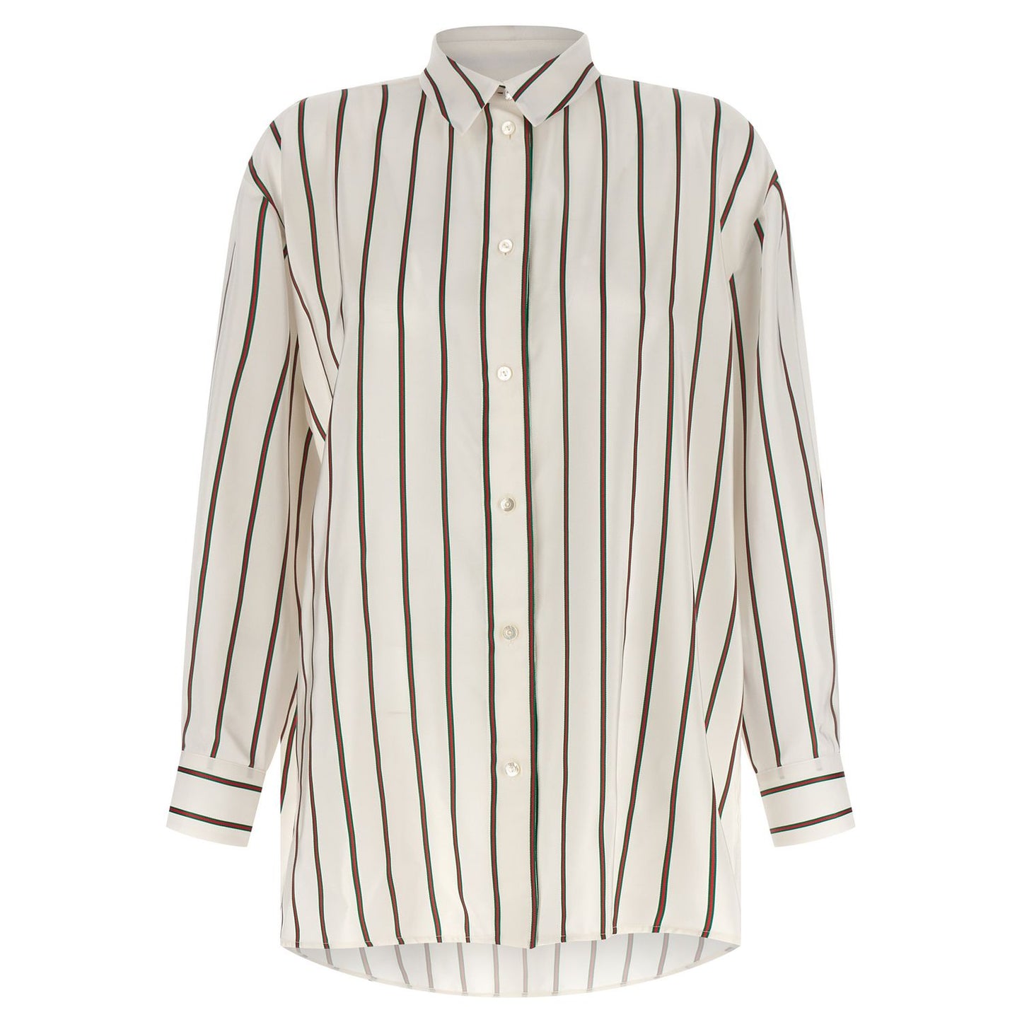 Gucci White Silk Blouse