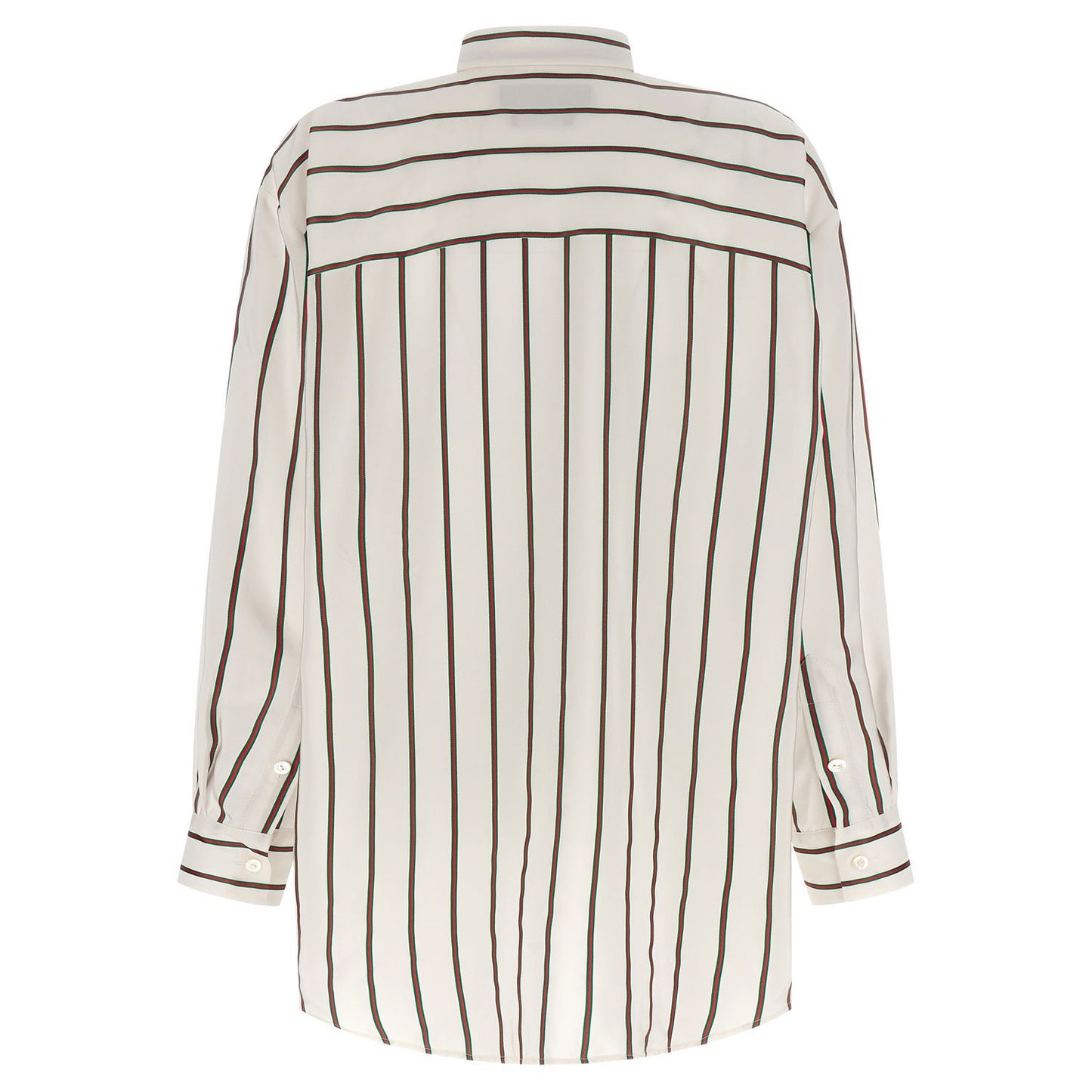 Gucci White Silk Blouse