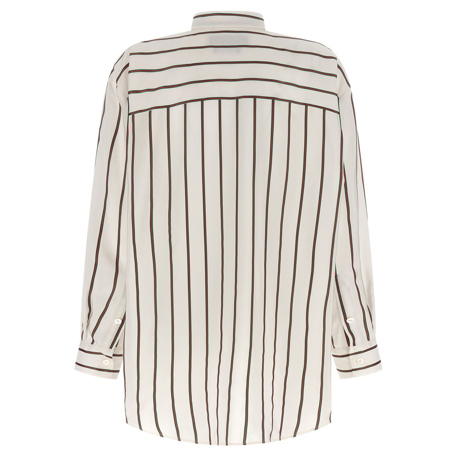 Gucci White Silk Blouse