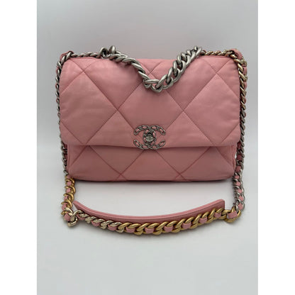 Chanel CHANEL 19 Medium Pink Handbag