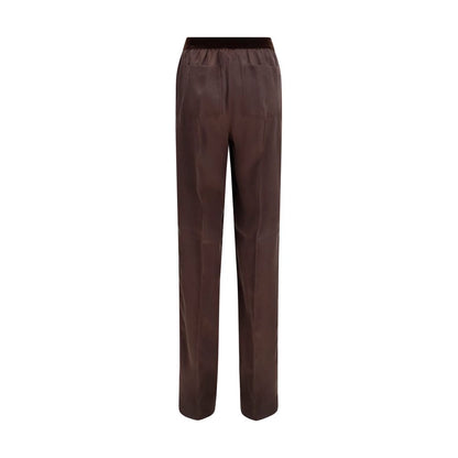 Tom Ford Brown Silk Casual Pants