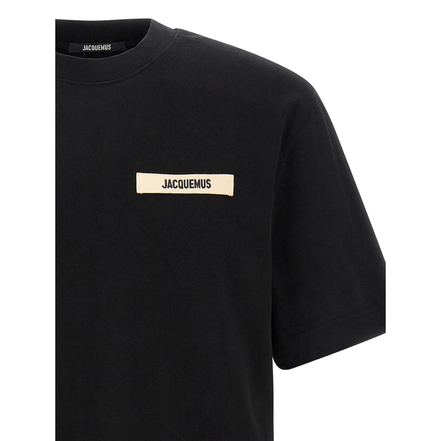 Jacquemus Black Cotton T-Shirt