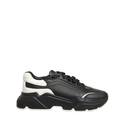 Dolce & Gabbana Black White Daymaster Low Top Sneakers Shoes