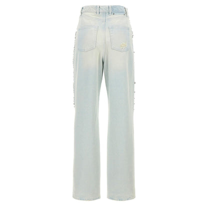 Golden Goose Blue Cotton Jeans Denim
