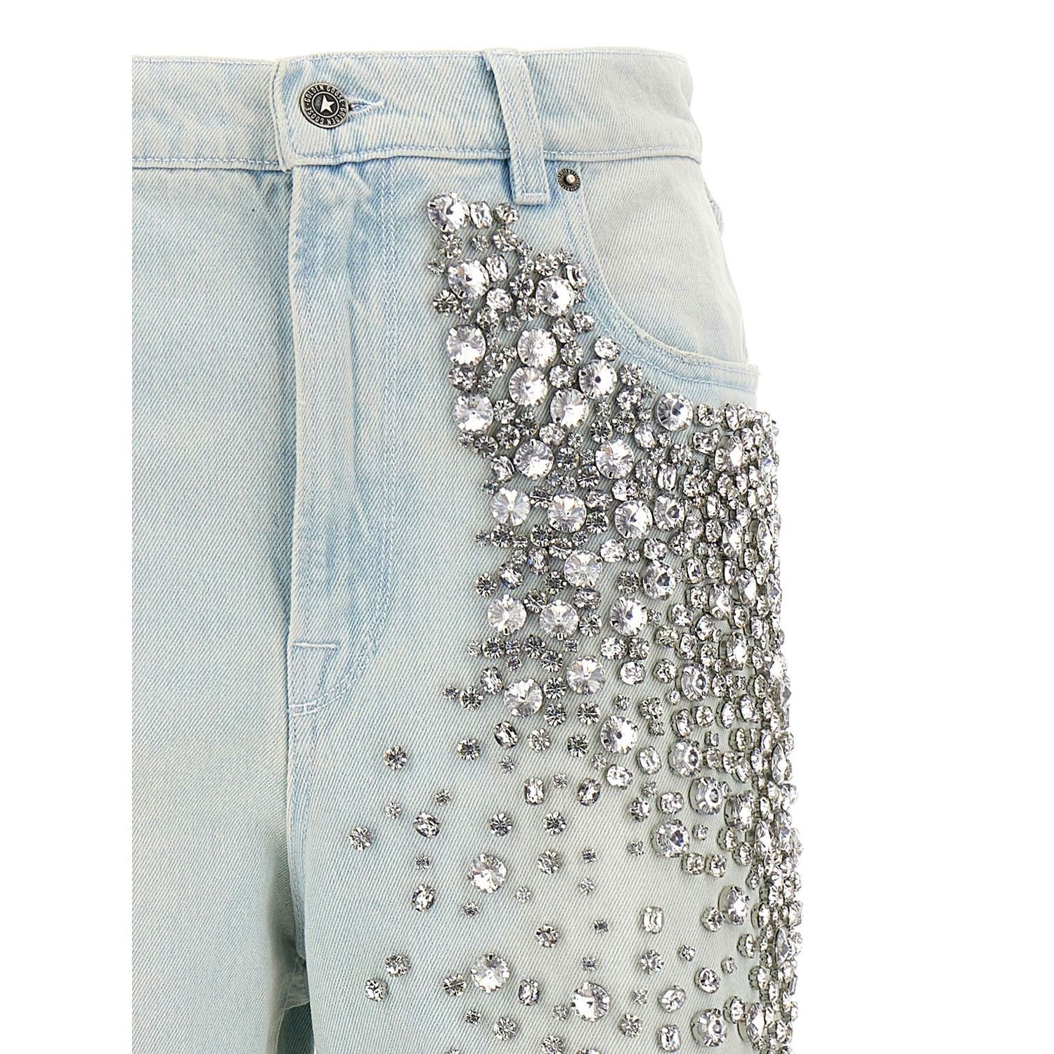 Golden Goose Blue Cotton Jeans Denim