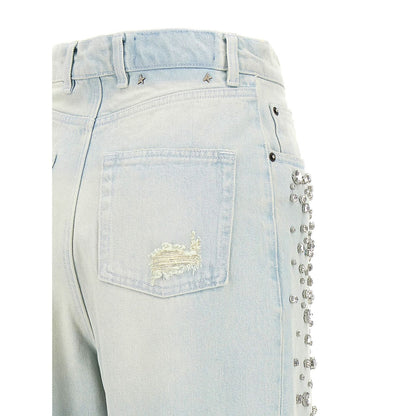 Golden Goose Blue Cotton Jeans Denim