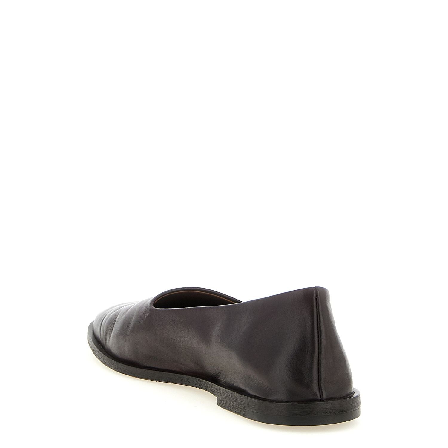 Marsell Brown Calfskin Ballet Flats