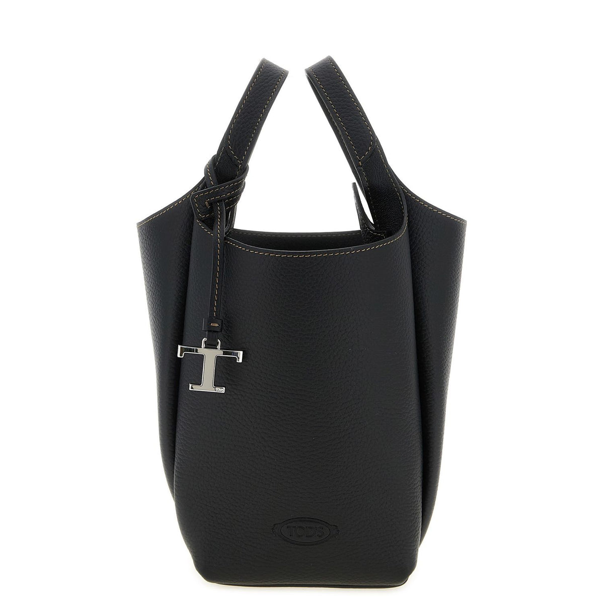 Tod's Black Calfskin Handbag