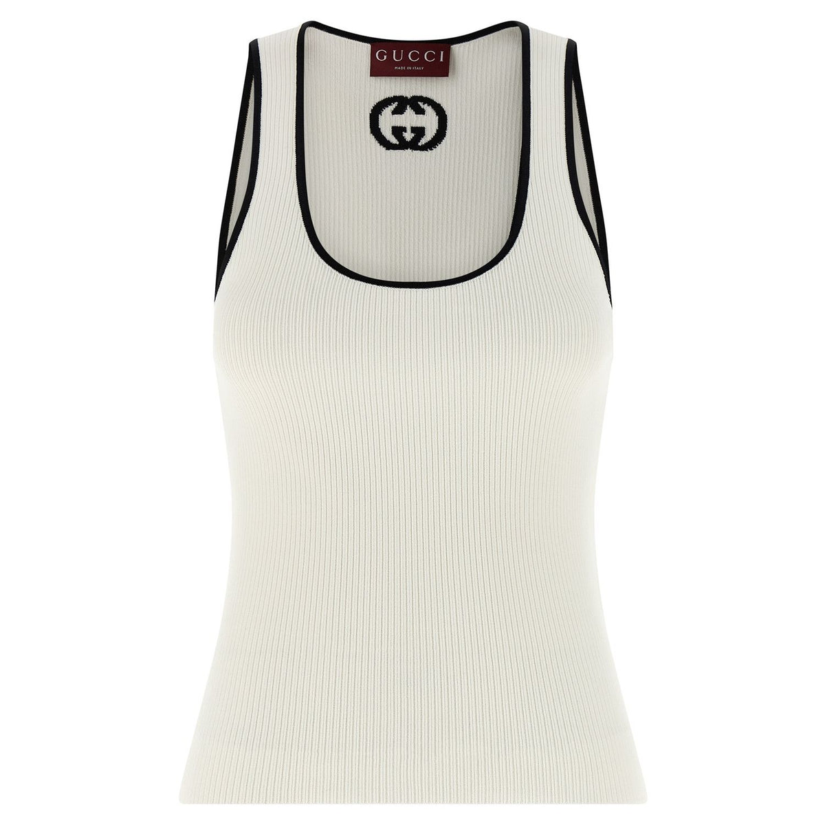 Gucci Bicolor Viscose Tank Tops