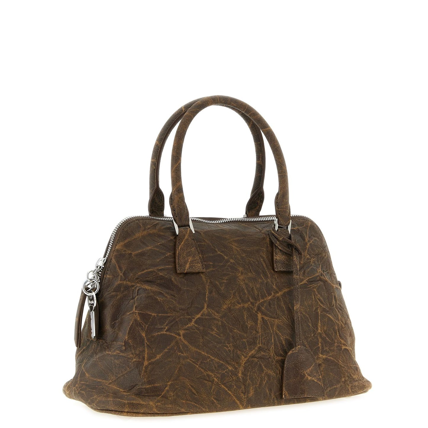 Maison Margiela Brown Goatskin Shoulder Bag