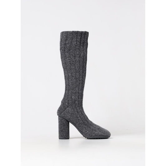 Bottega Veneta Gray Wool Over The Knee