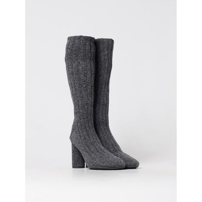 Bottega Veneta Gray Wool Over The Knee