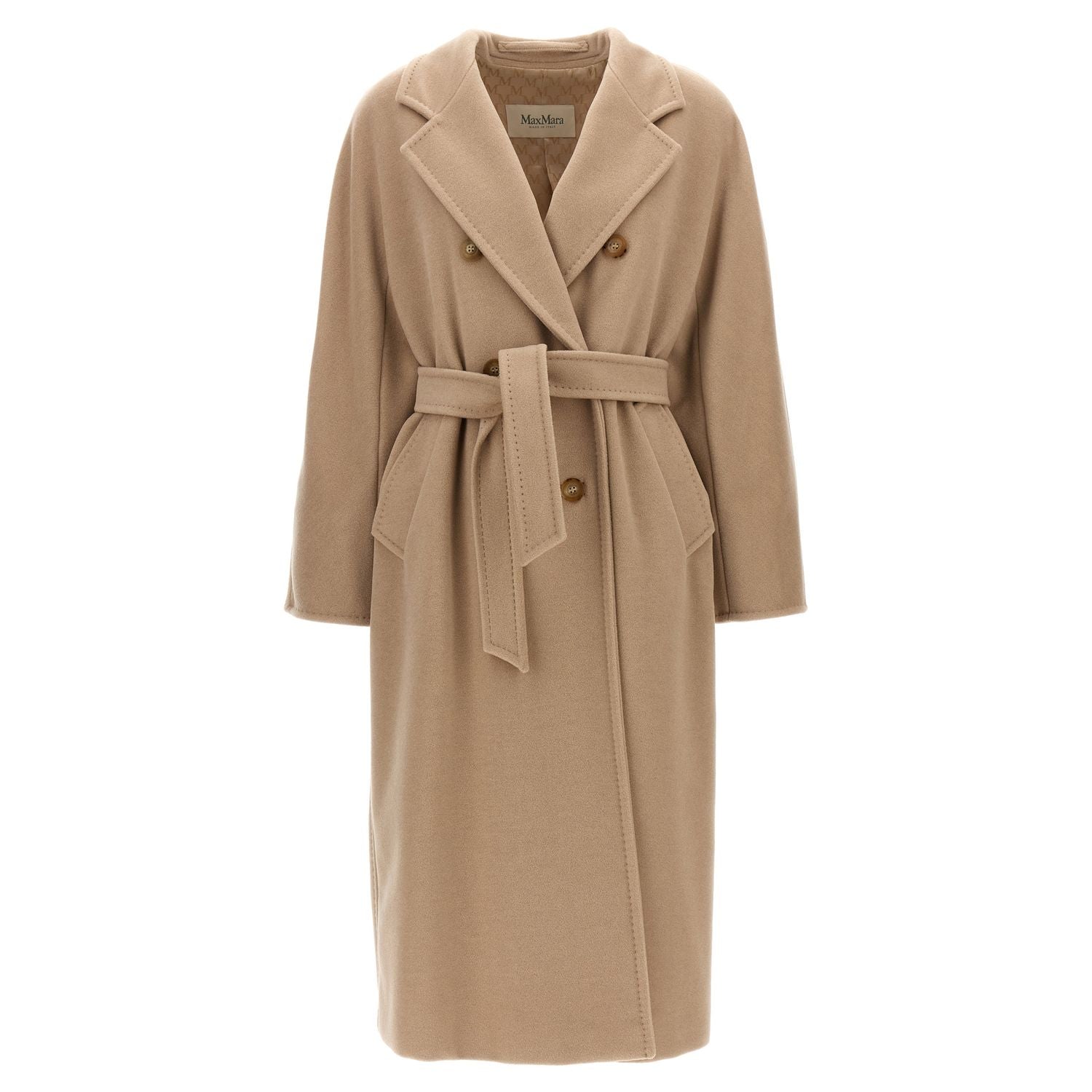 Max Mara Beige Virgin Wool Coat