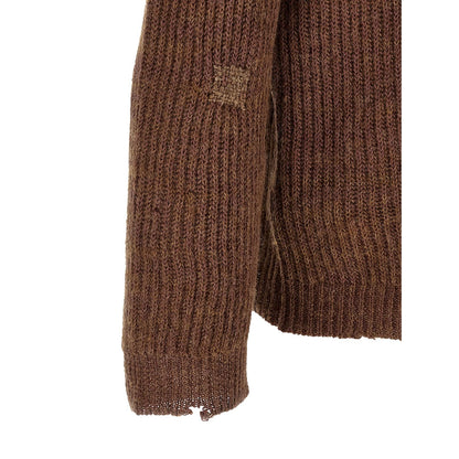 Maison Margiela Brown Linen Cardigan