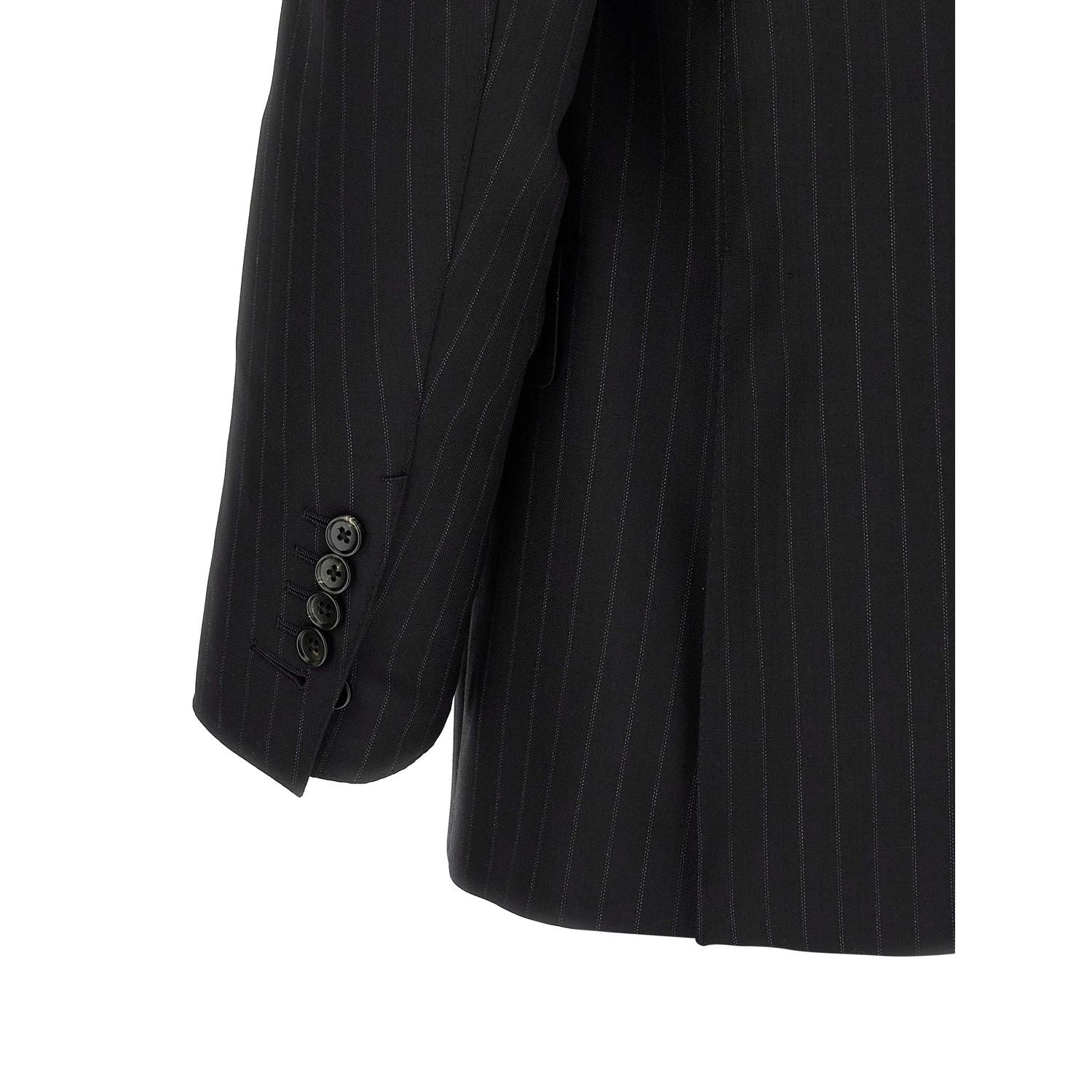 Tom Ford Black Wool Two-Piece Suit