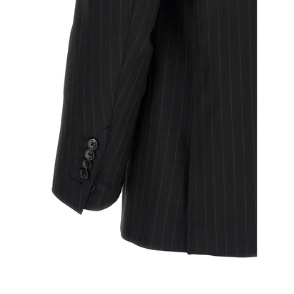 Tom Ford Black Wool Two-Piece Suit