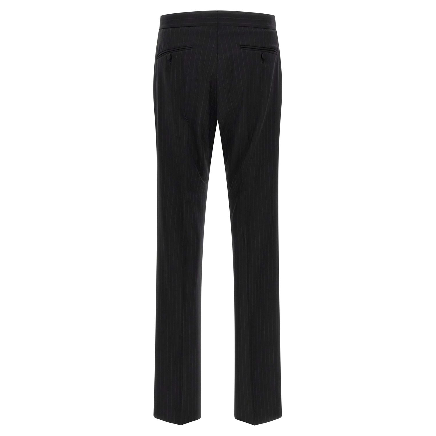 Tom Ford Black Wool Two-Piece Suit