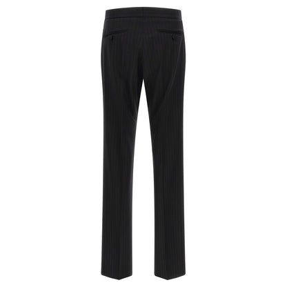 Tom Ford Black Wool Two-Piece Suit