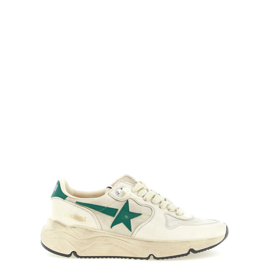 Golden Goose Bicolor Leather Athletic Sneakers