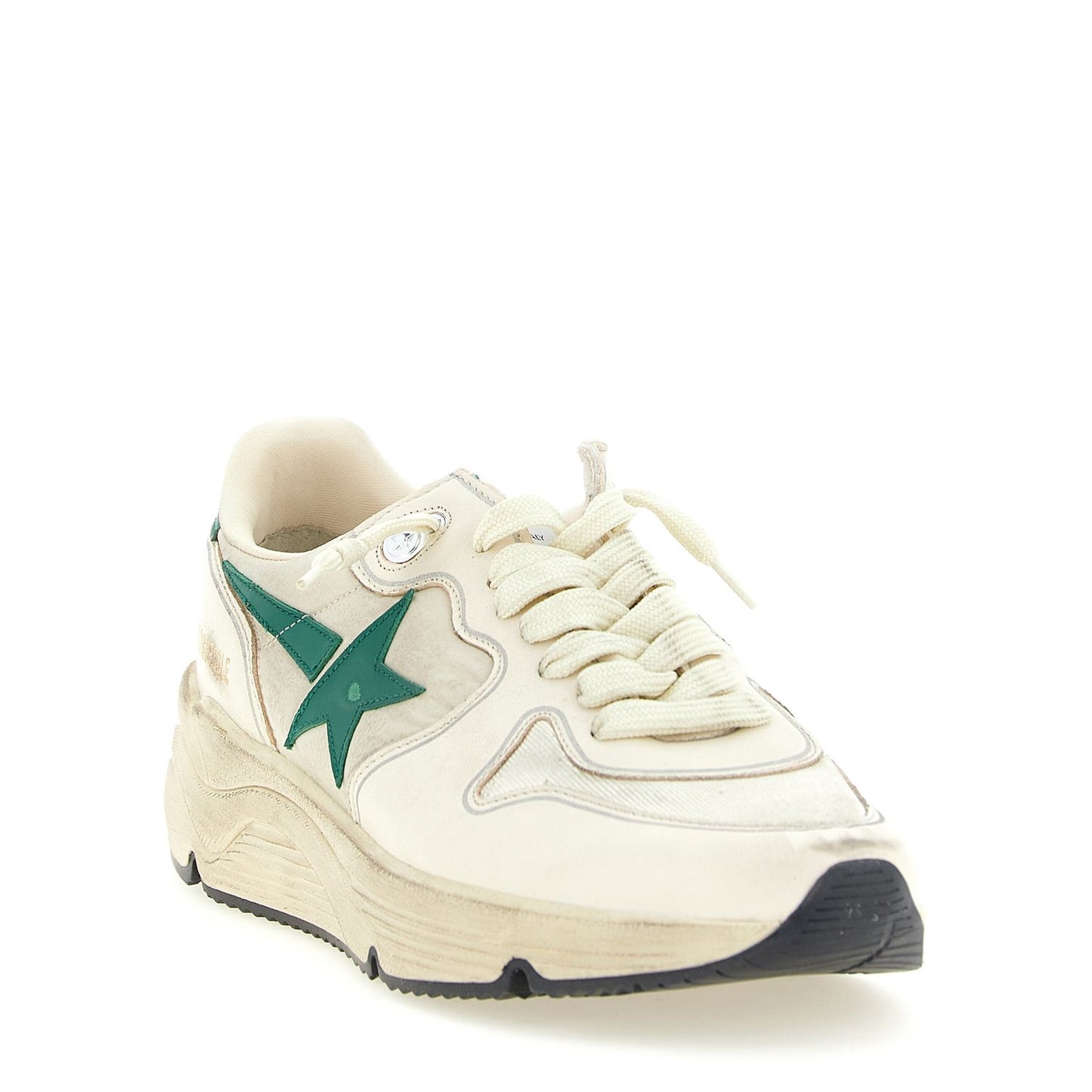 Golden Goose Bicolor Leather Athletic Sneakers