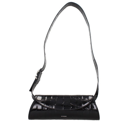 Jil Sander Black Leather Crossbody Bag